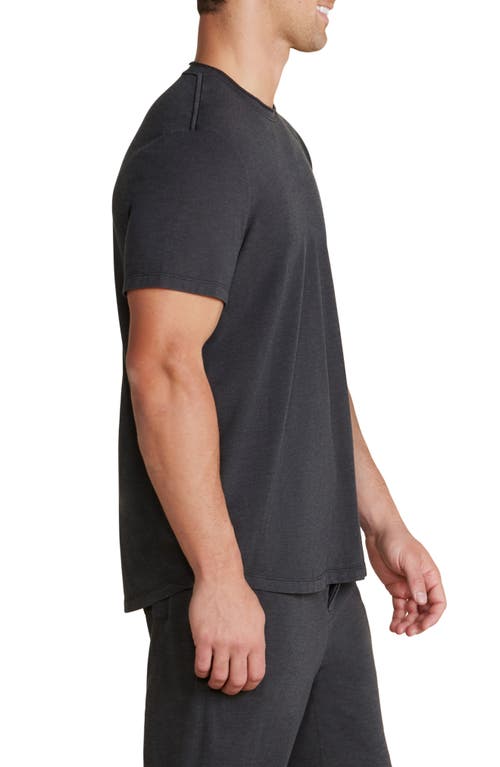 Barefoot Dreams Malibu Collection® Pigment Wash Lounge T-shirt In Black