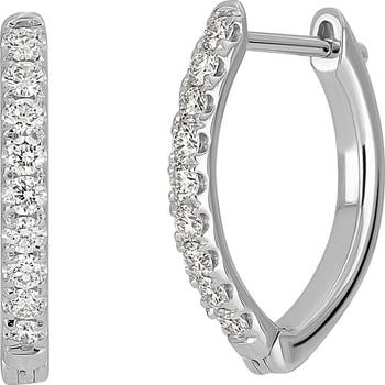 Bony levy 2025 diamond hoop earrings