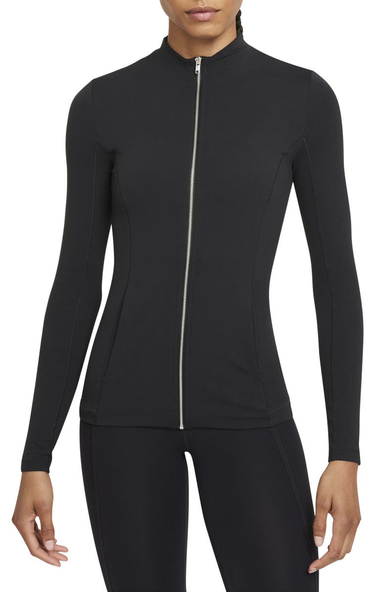 Nike Yoga Luxe Dri-Fit Full Zip Jacket, Main, color, 