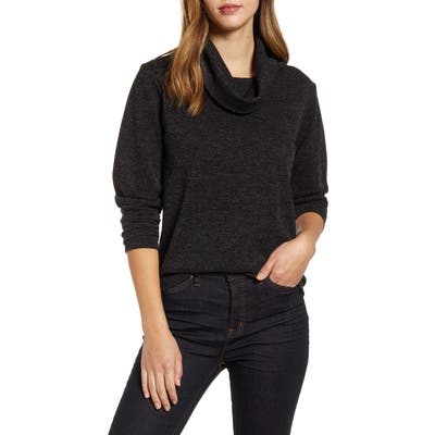 Bobeau Turtleneck Sweater, Black