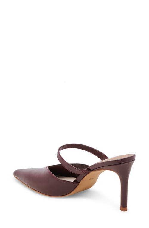 Shop Dolce Vita Kanika Pointed Toe Pump In Burgundy Crinkle Patent