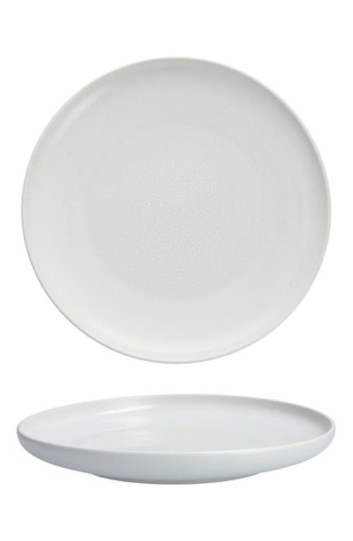 Fortessa Cloud Terre Set of 4 Hugo Plates in White at Nordstrom