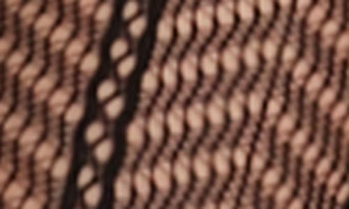 Commando Herringbone Net Tights In Black