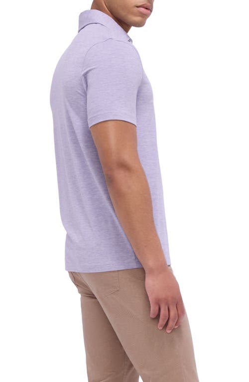 Shop Bugatchi Upf 50+ Polo Shirt In Lilac