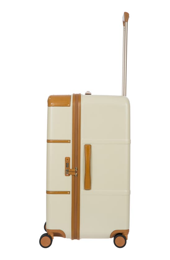Shop Bric's Bellagio 28-inch Spinner Trunk Suitcase In Cream