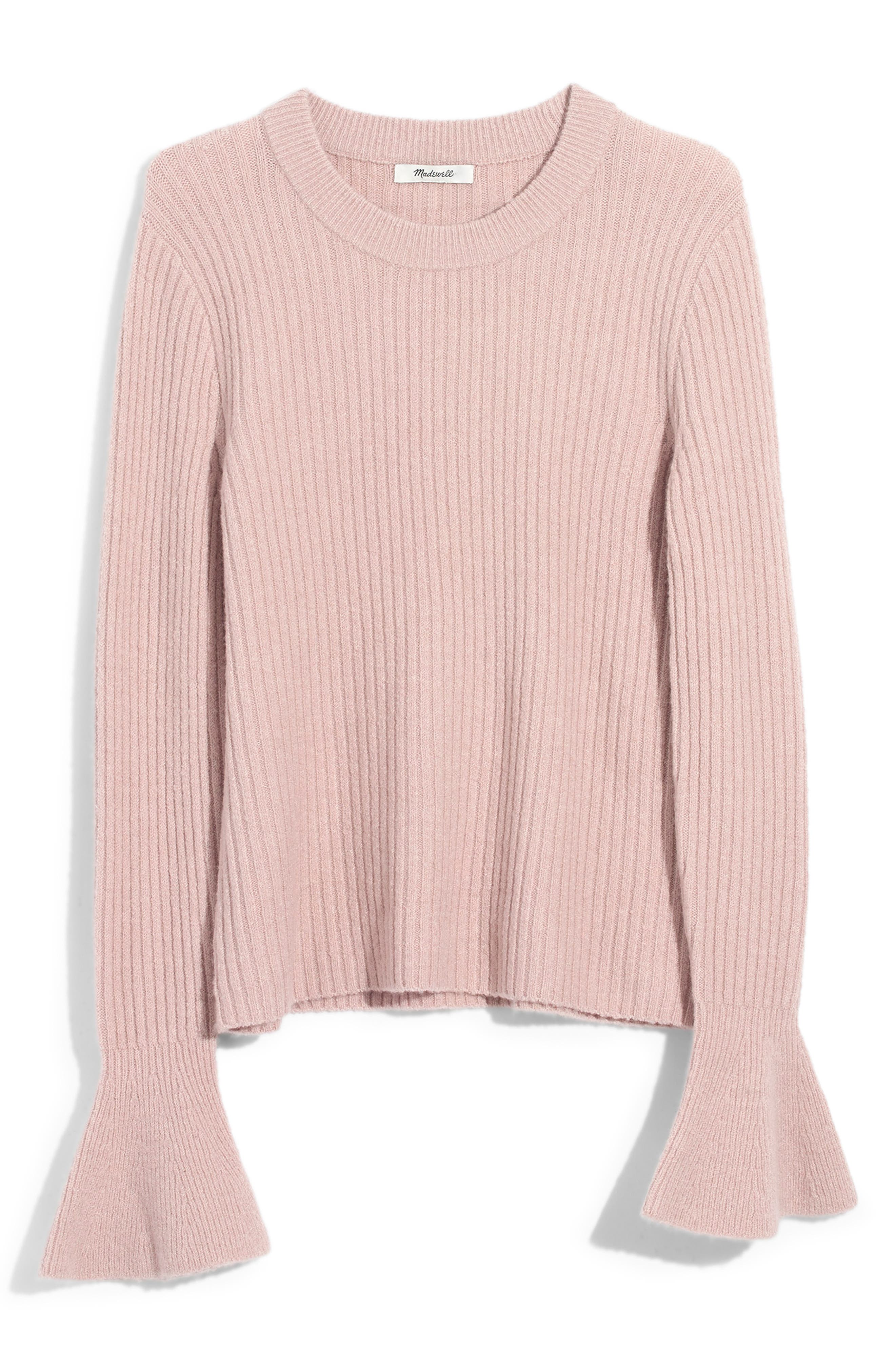 Madewell Ruffle Cuff Pullover Sweater (Regular & Plus Size) | Nordstrom