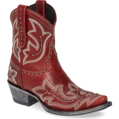 Lane Boots Saratoga Western Boot- Red
