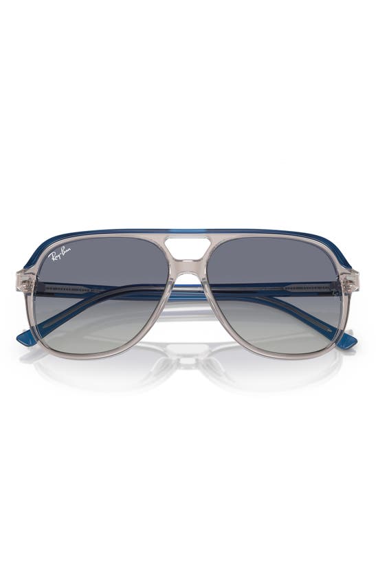 Ray Ban Junior Bill 52mm Gradient Square Sunglasses In Grey