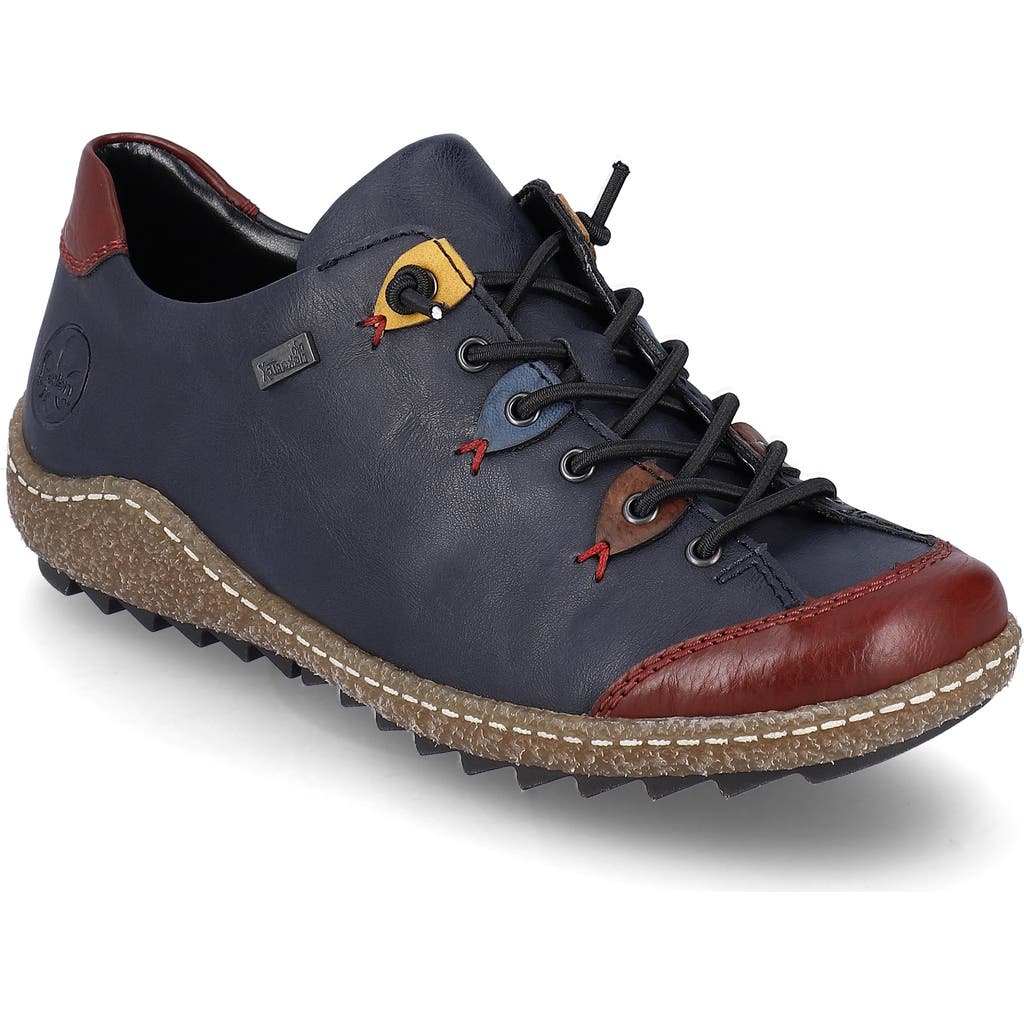 Rieker Liv 61 Sneaker In Wine/ozean/brandy/royal/honig