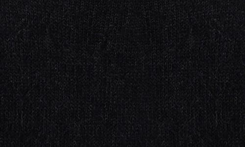 Shop Truce Kids' Fuzzy Short Sleeve Sweater In Black