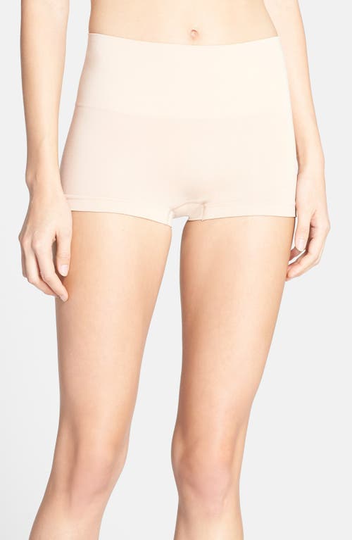 SPANX® 'Everyday Shaping Panties' Boyshorts in Soft Nude at Nordstrom, Size Small