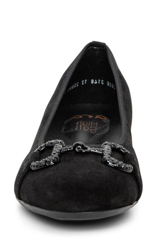 Shop Ara Serenity Flat In Black