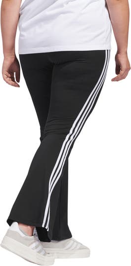 Buy adidas Originals Womens Adicolor Classics 3-Stripes Flare Leggings  (Plus Size) Black