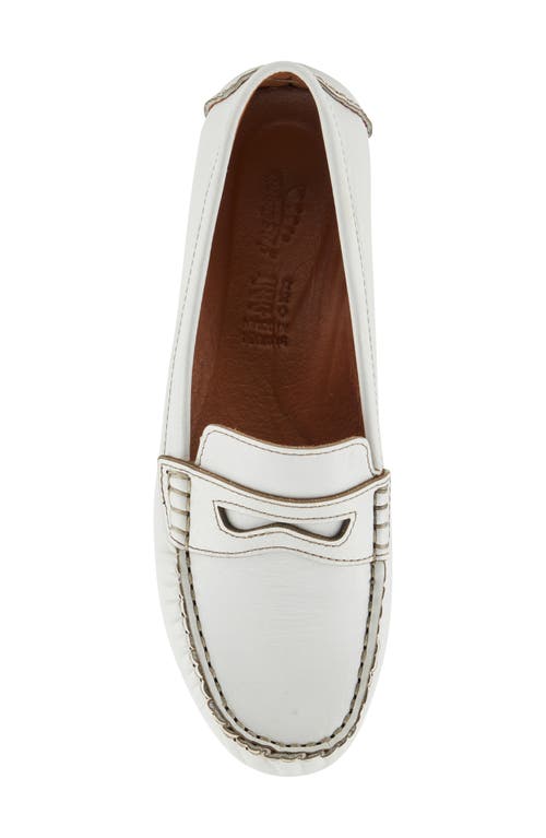 Spring Step Audette Penny Loafer In White