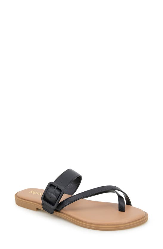 Shop Kensie Mandi Slide Sandal In Black