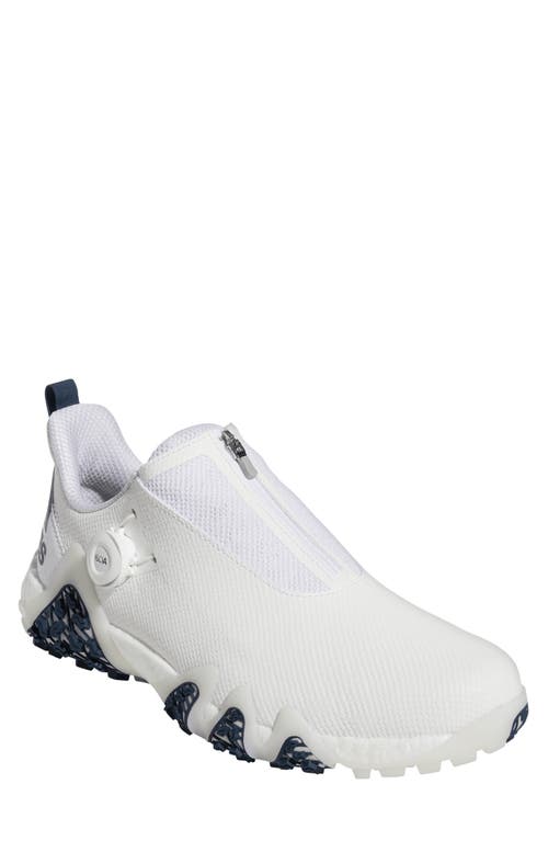 CODECHAOS 22 BOA Spikeless Golf Shoe in White/Navy/Crystal