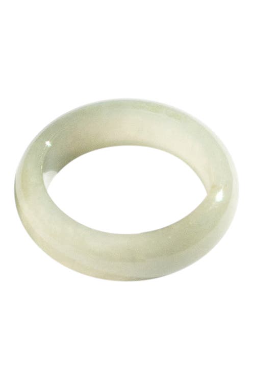 Shop Seree Chess Jade Ring In Off White