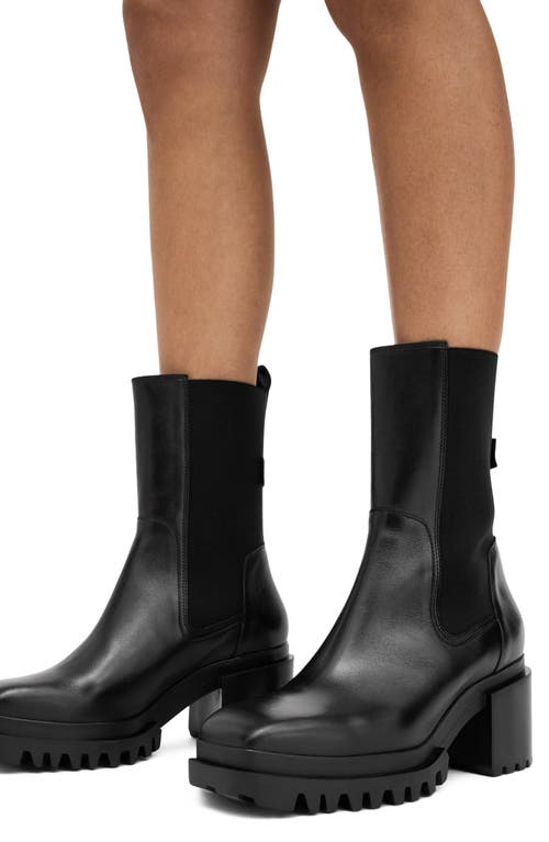 Shop Allsaints Skarlet Chelsea Boot In Black