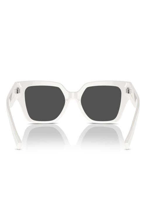 Shop Dolce & Gabbana Dolce&gabbana 52mm Square Sunglasses In White