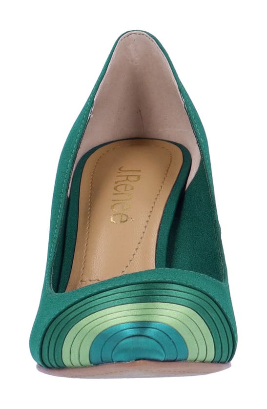 Shop J. Reneé Garbina Pointed Toe Pump In Emerald