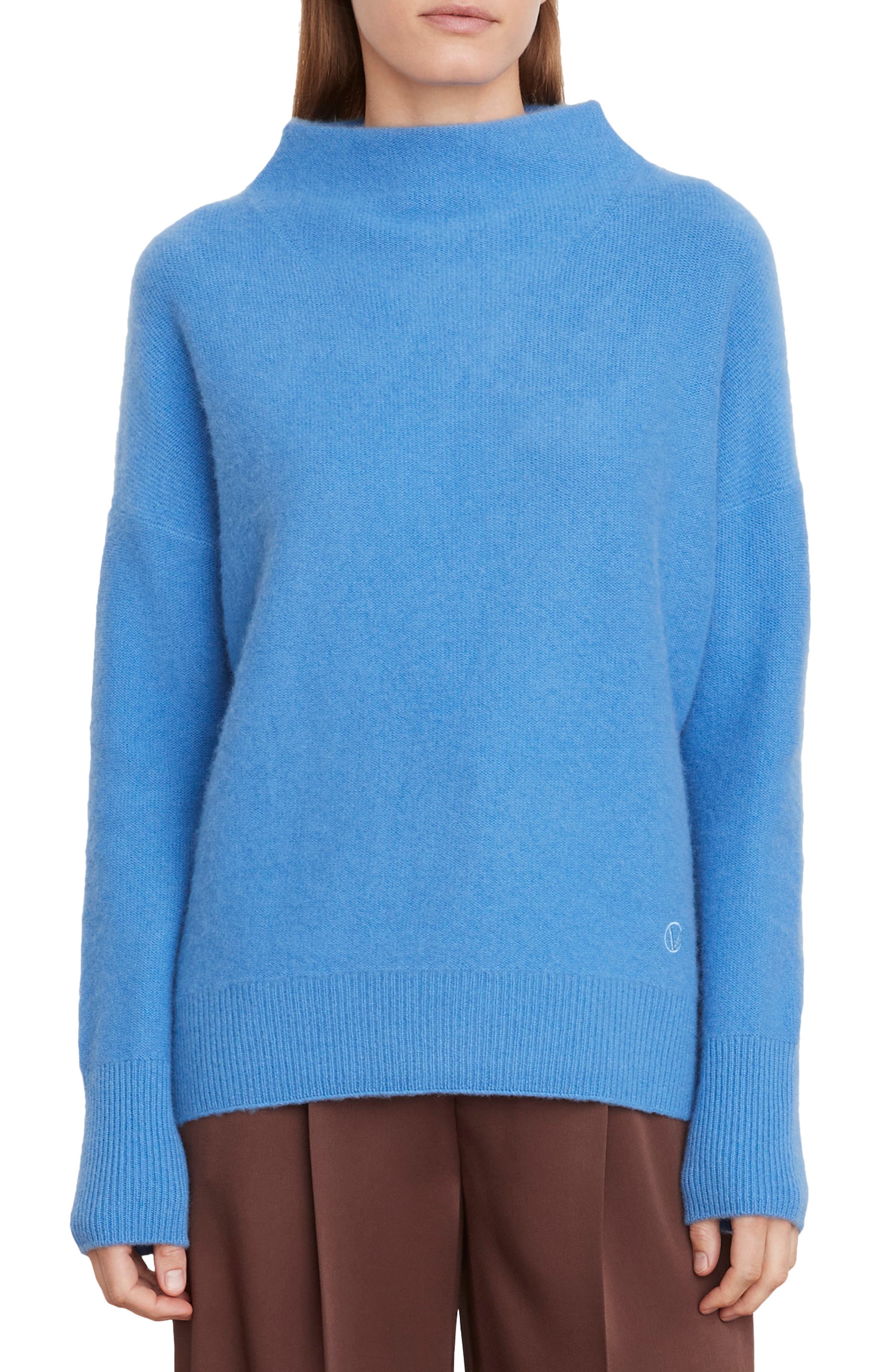 Vince Boiled Cashmere Funnel Neck 