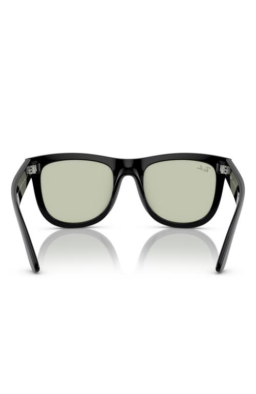 Shop Ray Ban Ray-ban Wayfarer Reverse 53mm Square Sunglasses In Black