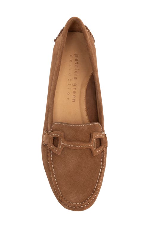 Shop Patricia Green Jane Bit Loafer In Cognac Suede