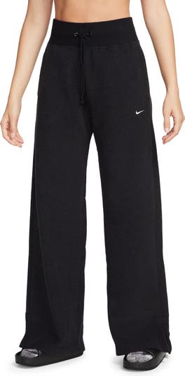 Nike Women's Sportswear Phoenix Fleece High Waist Sweatpants - Black/Sail •  Price »