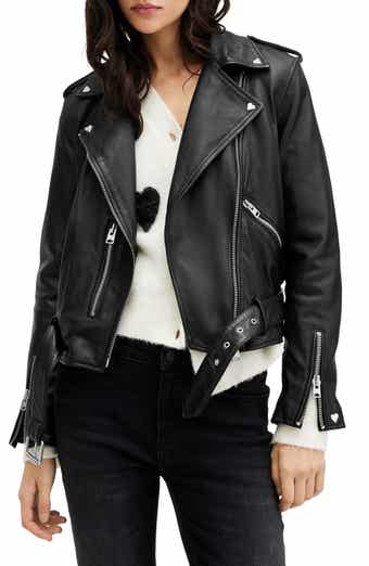 All saints 2025 gidley leather jacket