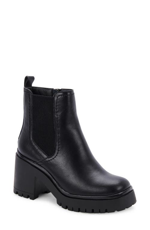 Blondo Raquel Waterproof Boot in Black Leather