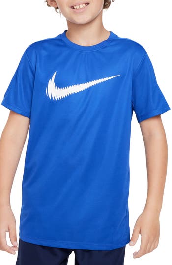 Nike Kids' Dri-fit T-shirt In Blue