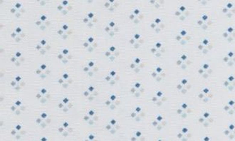 Shop Nordstrom Extra Trim Fit Diamond Pattern Dress Shirt In White - Blue Sqrgeos