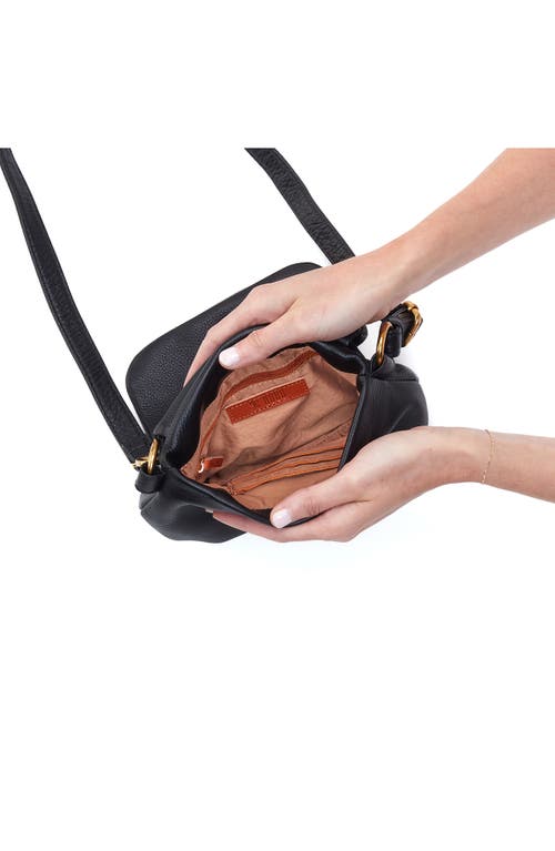 Hobo Harley Leather Crossbody Sling Bag In Black