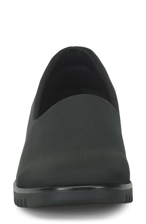 Comfortiva Dana Platform Wedge Slip-on In Black