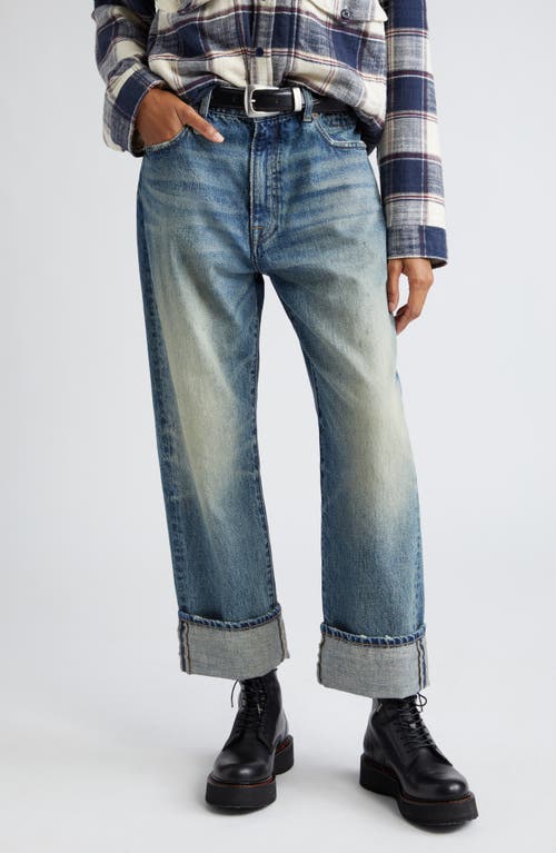 R13 Distressed Ex Boyfriend Jeans Clinton Blue at Nordstrom,