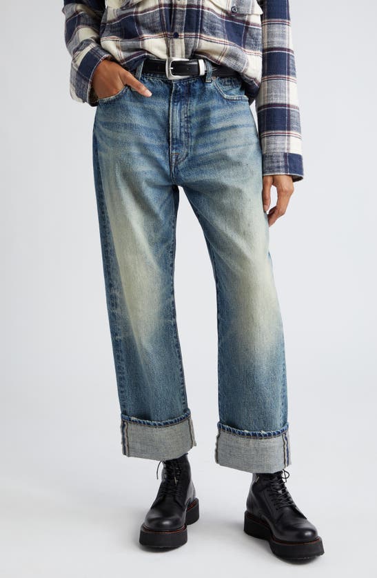 Shop R13 Distressed Ex Boyfriend Jeans In Clinton Blue
