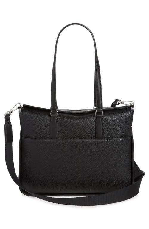 Shop Calvin Klein Fay East/west Tote In Black/silver
