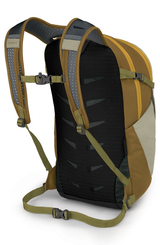Shop Osprey Daylite Plus Backpack In Meadow Gray/ Histosol Brown