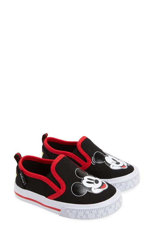 Tucker + Tate x Disney Kids' Mickey Slip-On Sneaker in Black