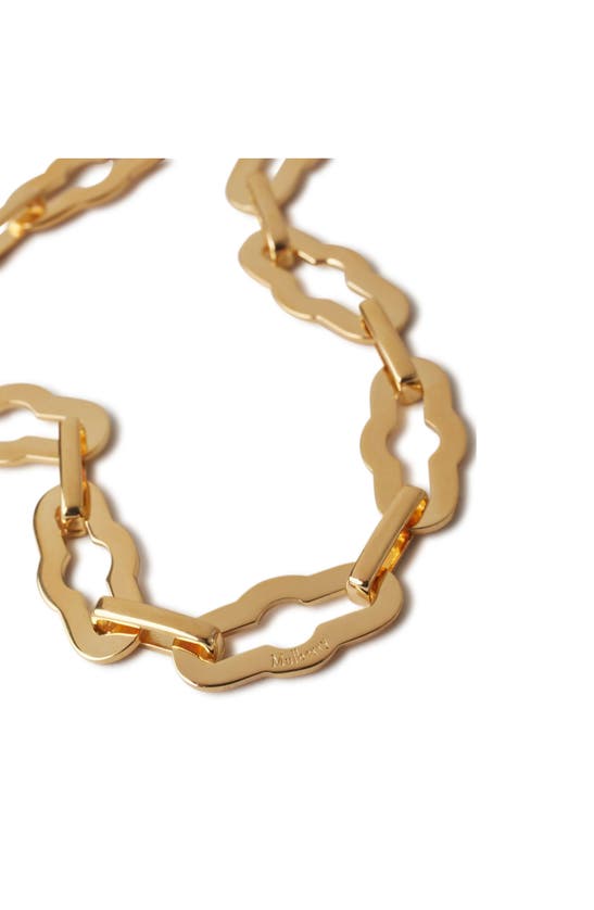 Shop Mulberry Pimlico Chain Necklace In Gold