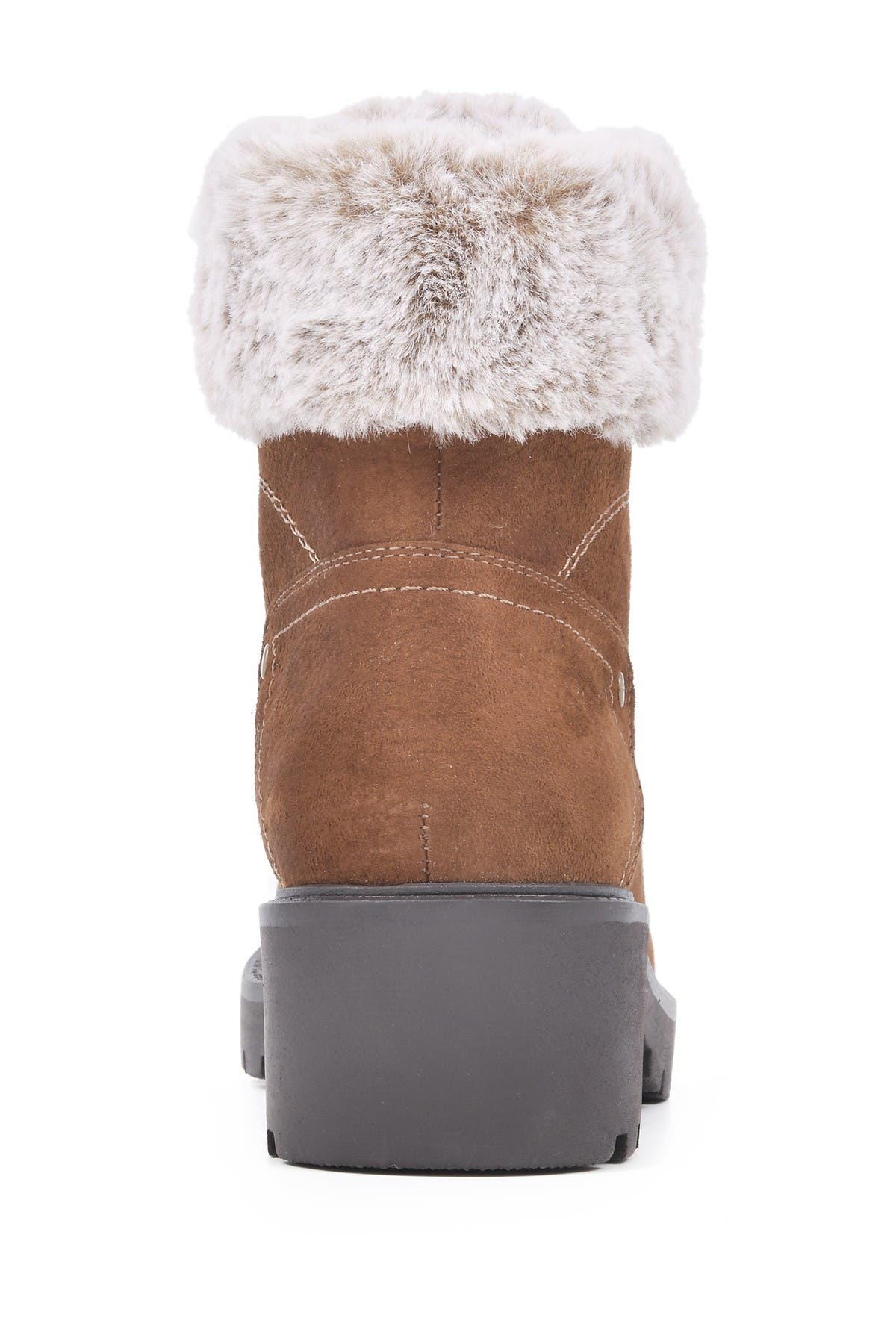 White Mountain Footwear Deserve Faux Fur Hiker Boot In Open Green29