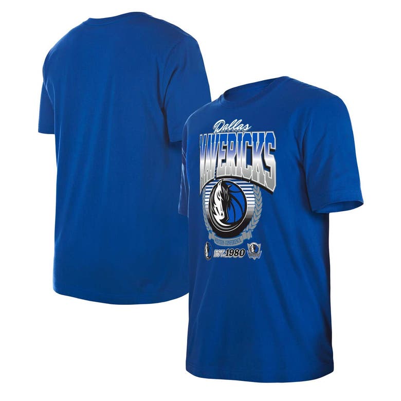 Shop New Era Unisex  Blue Dallas Mavericks Summer Classics T-shirt