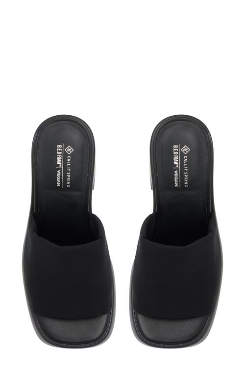 Shop Call It Spring Lauryn Platform Sandal In Black