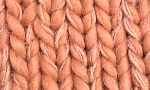 Marcus Adler Fluffy Pom Chunky Knit Beanie In Pink