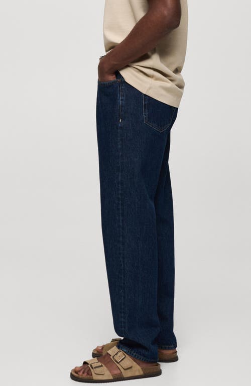 Mango Bob Straight Leg Jeans In Open Blue
