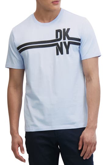 Dkny Sportswear Stack Roll Graphic Print T-shirt In White