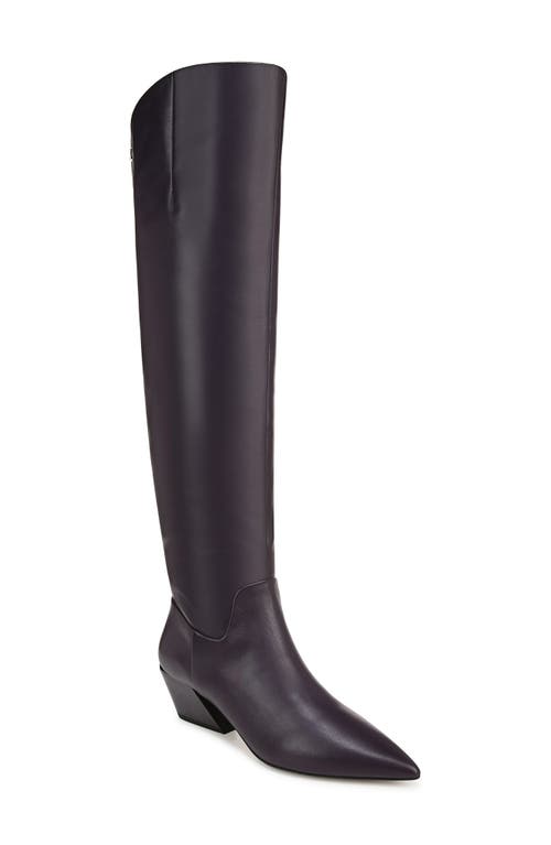 Shop Sarto By Franco Sarto Gwyn Pointed Toe Over The Knee Boot In Purple