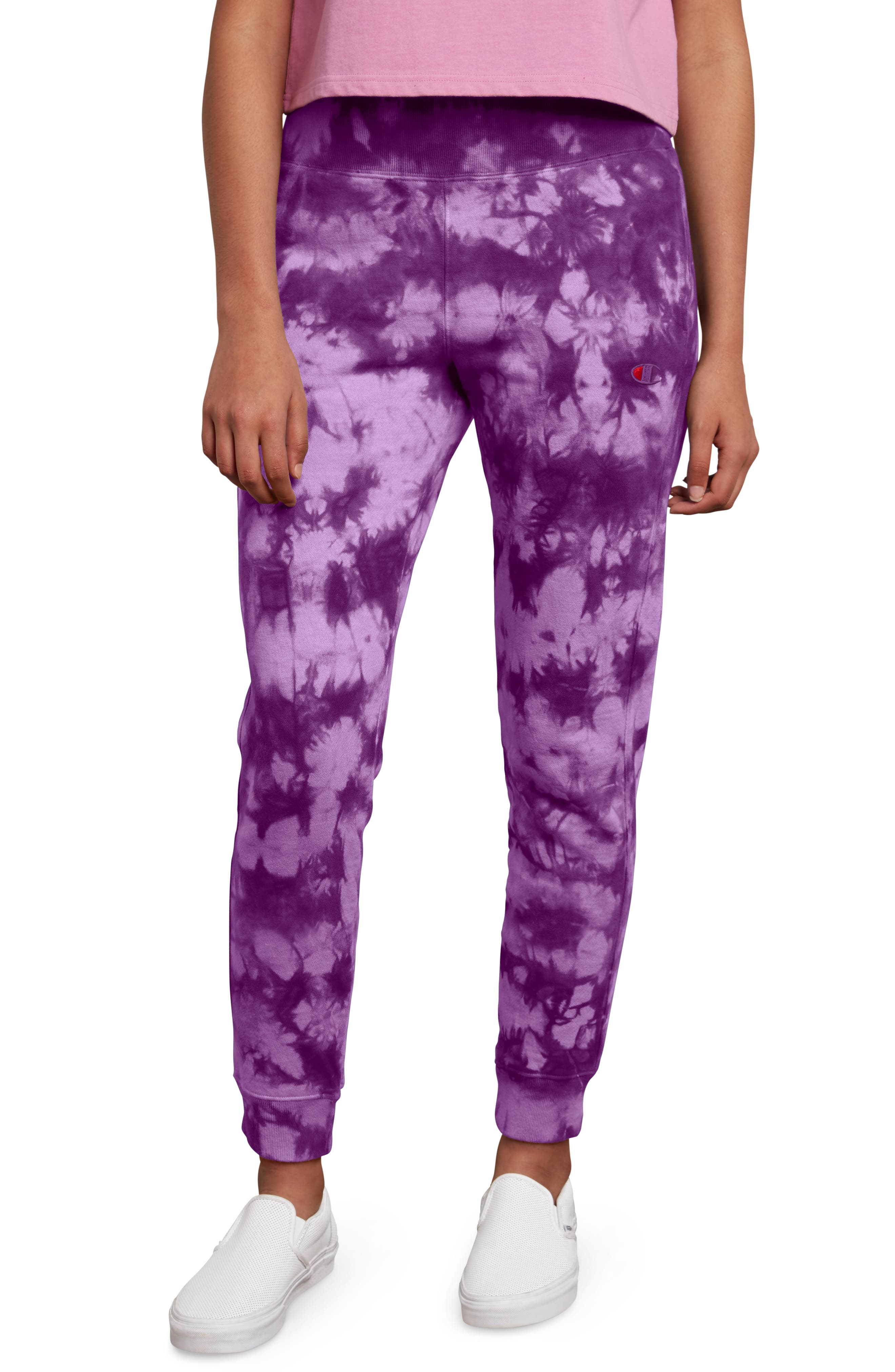 purple champion joggers