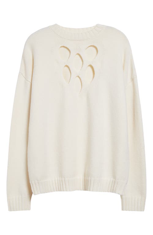 Shop Diotima Linstead Wool Blend Sweater In White