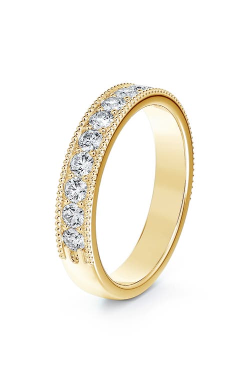 De Beers Forevermark Diamond Beaded Band in Yellow Gold at Nordstrom, Size 6.5